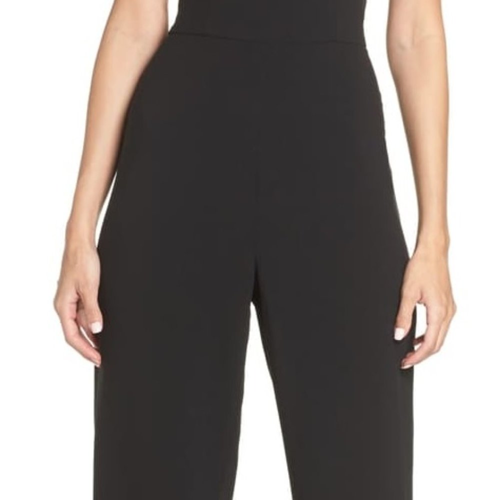 French Connection Sweetheart Flared Leg Jumpsuit 2 - Picture 4 of 16
